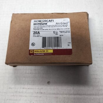 Square D 20A 1Pole Arc-D-tect Home Line HOME120CAFI